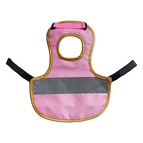 Pet Reflective  Chicken Poultry Hen Saddle For Poultry Chicken Pink