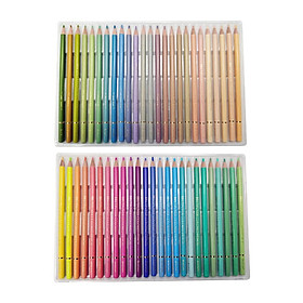 50 Colors Oil Color Pencils with Vibrant Color for Artist Children Drawing