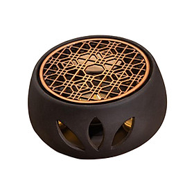 Zen Ceramic Teapot Warmer Tea Warmer with Tealight Tray Candle Furnace