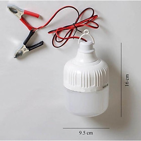 Mua Bóng đèn Led Trụ 20W 30W 50W kín nước kẹp bình ắc quy 12V siêu sáng