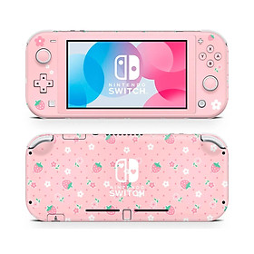 Mua Skin decal dán Nintendo Switch Lite mẫu dâu tây (dễ dán  đã cắt sẵn)