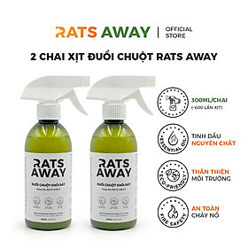 Chai xịt đuổi chuột chuyên dụng cho ô tô rats away 300ml