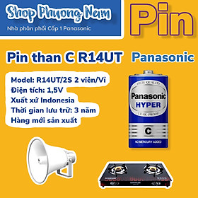 Hộp pin gồm 12 vỉ pin Hyper Panasonic R14UT/2S (Hàng chính hãng)
