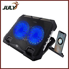 ĐẾ TẢN NHIỆT LAPTOP S900 2 FAN RGB - JL