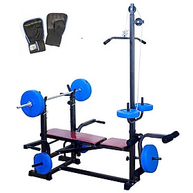 >> SO SÁNH GIÁ GIÀN TẠ ĐA NĂNG DV-2014 - TẶNG KÈM BAO TAY | Shopee Lazada Sendo Tiki | Nên mua ở đâu rẻ nhất 24 Giàn tạ đa năng cao cấp bao gồm 1 đòn 1m5, 50kg tạ đĩa nhựa - Tặng kèm đôi găng tay