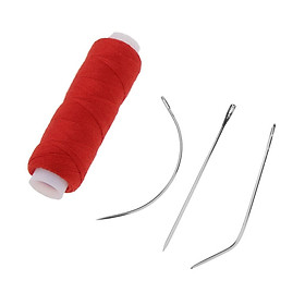Mua Nylon Hair Track Weft Weave Sew Thread + Needle J+I+C For Clip In Extensions - Red tại Magideal2 Mua Nylon Hair Track Weft Weave Sew Thread + Needle J+I+C For Clip In Extensions - Red tại Magideal2