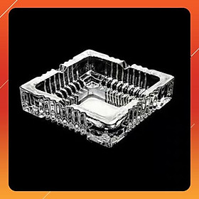 Mua Gạt Tàn Thuốc Thủy Tinh Hoa Văn Cao Cấp DELI YG1006