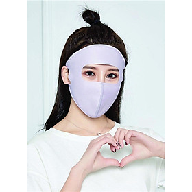 Khẩu trang ninja chống tia cực tím, chất vải lụa băng (ICE FABRIC) mát lạnh, nhiều màu sắc lựa chọn