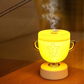 Trophy Humidifier, Night Light Mute Desktop Car Intelligent Power Off Protection Air Diffuser for Office Living Room Hotel
