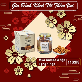 Combo Đông trùng hạ thảo kovi 15g Mua 3 Được 4