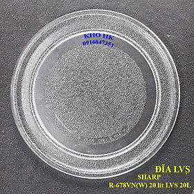 Mua Đĩa thủy tinh dùng cho lò vi sóng cơ SHARP R-678VN(W) 20 lít LVS 20L