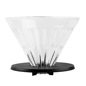 Phễu V60 thủy tinh TM Crystal size 01 và 02