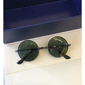 Kính râm Mắt tròn thầy bói chống nắng sành điệu