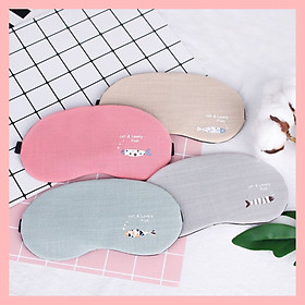Mua Bịt Mắt Ngủ Có Túi Gel Massage Giúp Dễ Ngủ - Mẫu Cat & Lovely Fish