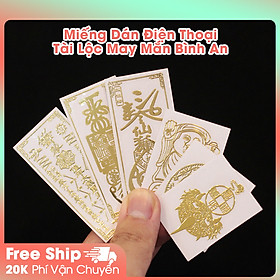 Mua Miếng Dán Điện Thoại Tài Lộc May Mắn Bình An Iphone 6 6S 7 8 6S plus 7 Plus X XS XR XS Max 11 11 Pro Max 12 12 Mini 12 Pro Max - Hàng Chính Hãng