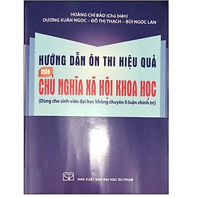 Hình ảnh Sách - Hướng dẫn ôn thi hiệu quả môn chủ nghĩa xã hội khoa học