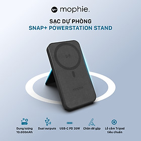 Sạc dự phòng Mophie snap+ powerstation stand 10,000mAh - Hàng chính hãng