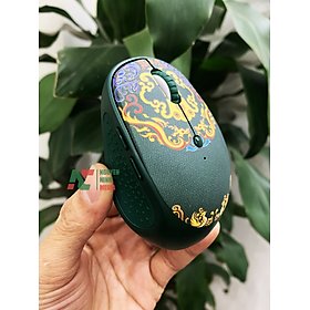 Mua Chuột Không Dây Forter E650 Silent Họa Tiết Koi Fish  Dragon  Phoenix- Hàng Chính Hãng