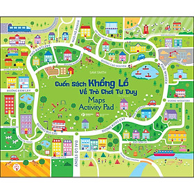 Cuốn Sách Khổng Lồ Về Trò Chơi Tư Duy - Maps Activity Pad