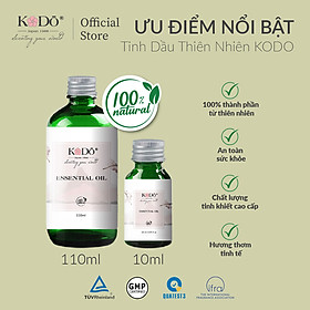 Tinh Dầu Thiên Nhiên KODO Nguyên Chất Giúp Thơm Phòng, Thư Giãn
