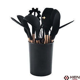 Mua Bộ dụng cụ nhà bếp  nấu ăn làm bánh 11 món bằng silicone chịu nhiệt cao