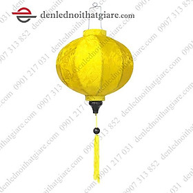 Đèn lồng HỘI AN vải lụa 30cm kiểu Tròn 100E30