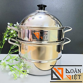 Mua Bộ Xửng Hấp Inox 430 Nhiều size với kt 20cm / 24cm / 28 cm - Siêu Tiện Ích