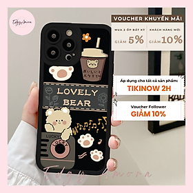 Ốp lưng Iphone chống sốc họa tiết Lovely Bear dành cho Iphone 11 / Phone 11 Pro / Iphone 11 Pro Max / Iphone 12 / Iphone 12 Pro / Iphone 12 Pro Max / Iphone 13 / Iphone 13 Pro / IPhone 13 Pro Max / Iphone 14/ Iphone 14 Pro / Iphone 14 Pro Max