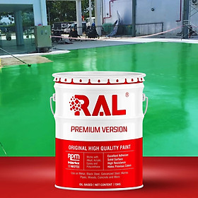 Sơn sàn Acrylic 2IN1 (Lót + phủ) RAL RAFLOOR 2IN1 - 5KG