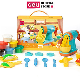 Đồ Chơi Đất Nặn Deli Làm Mì, Hamburger, Làm Kem Kèm Dụng Cụ Và Khuôn Cho Bé An Toàn Nguyên Liệu Tự Nhiên