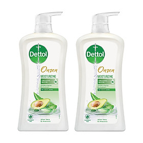 COMBO 2 SỮA TẮM DETTOL ONZEN DƯỠNG ẨM LÔ HỘI & BƠ 950G CHAI