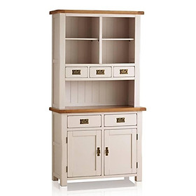 Mua Tủ Chén Cao Kemble Gỗ Sồi Loại Nhỏ Ibie DSCTSKEMO - Trắng (100 x 42 cm)