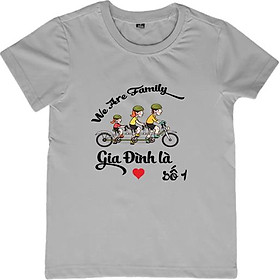 Áo thun gia đình in họa tiết gia đình là số 1