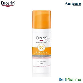 Eucerin Kem Chống Nắng Giúp Giảm Thâm Nám Và Dưỡng Trắng Da Sun Serum Double Whitening Spf50+ 50ml