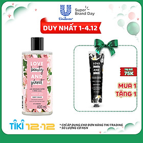 Sữa Tắm Làm Sáng Da Love Beauty And Planet Majectic Glow 400ml