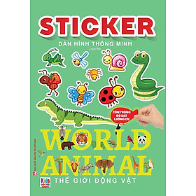Sticker Dán Hình Thông Minh - Thế Giới Động Vật - Côn Trùng, Bò Sát, Lưỡng Cư