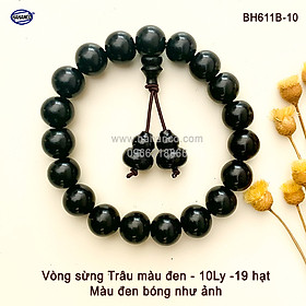 Vòng tay sừng Hồ Lô phong thủy (Đủ Size & màu) BH611 - Tĩnh tâm - Phong Thủy hút Tài Lộc - Bracelet of HAHANCO