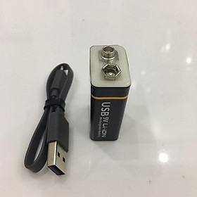 Mua Pin sạc 9v cao cấp dung lượng cao 1000mAh sạc trực tiếp bằng cáp micro USB