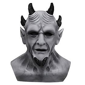 Rocky the Demon Headgear Demon Stone Latex Mask Independent Station Dark Bible King of Lies The sin of gray pride
