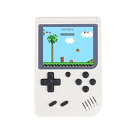 Mới 500 trong 1 Trò chơi retro di động Game Trò chơi cầm tay Người chơi Boy 8 bit GameBoy 3.0 inch LCD Màn hình hỗ trợ 2 người chơi AV Đầu ra Màu sắc: Trắng
