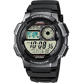 Đồng Hồ Nam Dây Nhựa Casio AE-1000W-1BVDF (42mm) - Đen