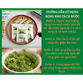 500gr Rong nho tách nước JAVIE ngon mát