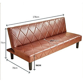 Sofa bed 3 trong 1 Juno sofa màu nâu 