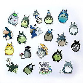 Bộ 20 Sticker Totoro Hình Dán Chủ Đề Phim Hoạt Hình Dễ Thương Cute Chống Nước Decal Chất Lượng Cao Trang Trí Va Ly Du Lịch Xe Đạp Xe Máy Xe Điện Motor Laptop Nón Bảo Hiểm Máy Tính Học Sinh Tủ Quần Áo Nắp Lưng Điện Thoại