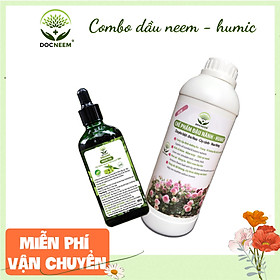 Combo Dầu Neem và Phân bón đậu nành Humic DOCNEEM hữu cơ