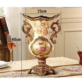Mua Bình hoa gam màu cam vang nổi bật điểm hoa cách điệu tinh tế mang phong cách tân cổ điển BH19.