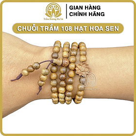 Hình ảnh Vòng tay chuỗi tràng 108 hạt mix charm tốc phong thủy trầm hương HÀ XÁ vòng đeo tay cặp đôi nam nữ may mắn tài lộc