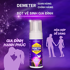 Dung dịch vệ sinh nữ nam tạo bọt Demeter 150ml ( Dùng cho cả nam và nữ )