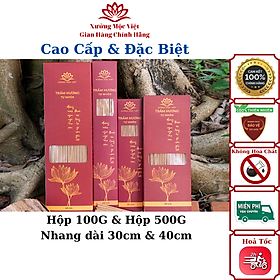 Nhang Trầm Hương Sạch Tự Nhiên Không Hoá Chất Xưởng Mộc Việt - Dài 30cm Và 40cm Hương Thơm Dịu Nhẹ, An Toàn Sức Khoẻ