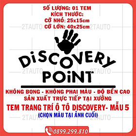 Hình ảnh Tem xe chữ DISCOVERY dán ô tô xe máy nhiều kích cỡ, chống thấm nước, logo DISCOVERY trang trí xe hơi - MẪU 5